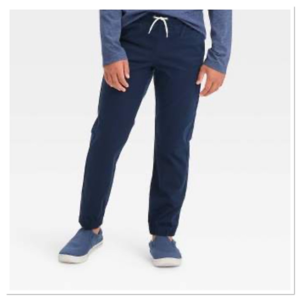 Boys Stretch Woven Jogger Pull On Pants Cat & Jack NWT